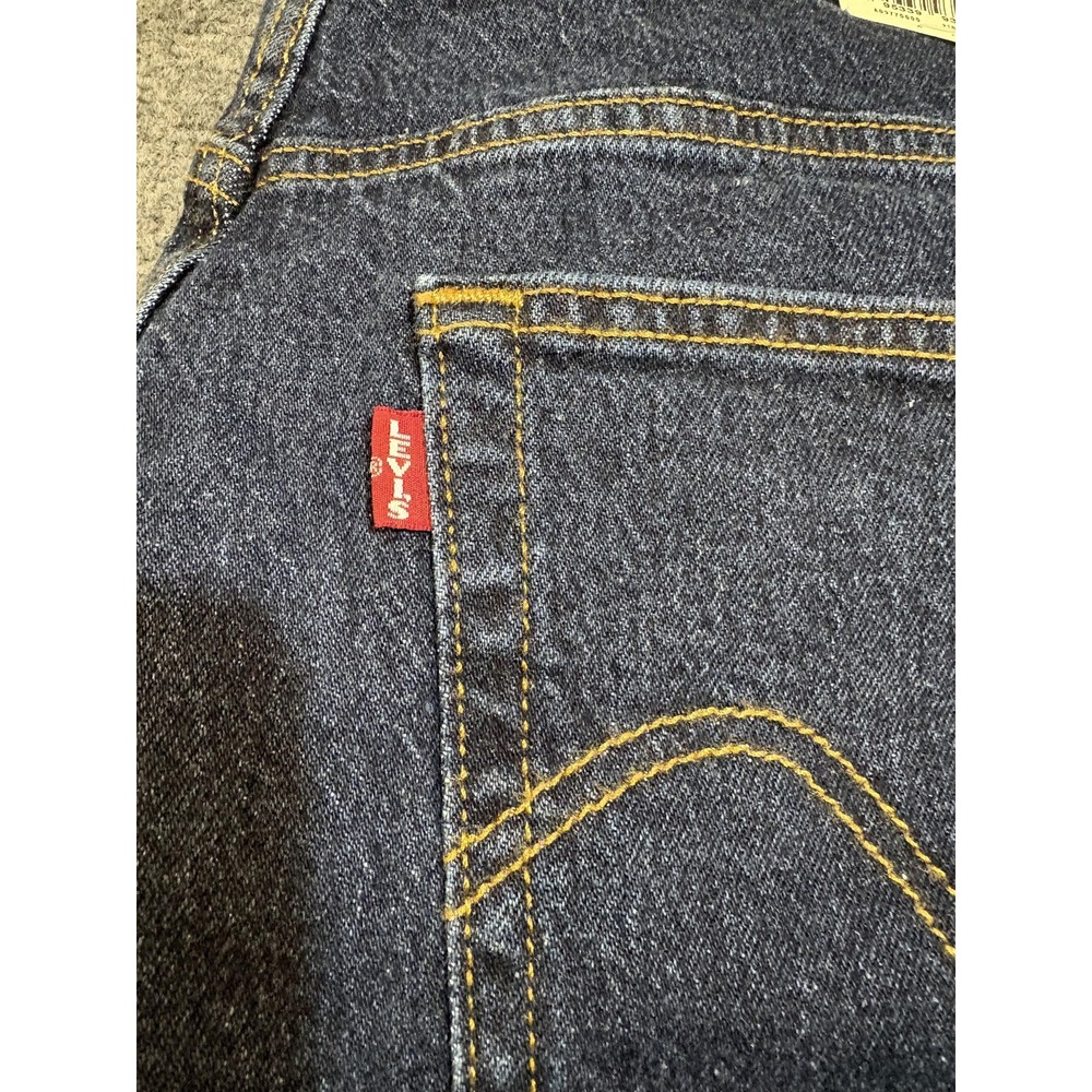 Levi's Wedgie Straight Jeans Womens 22W Blue Dark Wash High Rise Denim 43x27